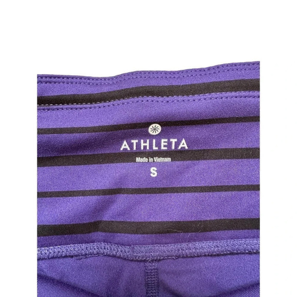 Athleta Relay Striped Leggings, Size Small, Good Condition - Picture 4 of 5